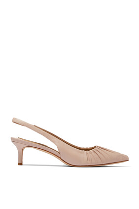 Lolah Leather 50 Slingback Pumps